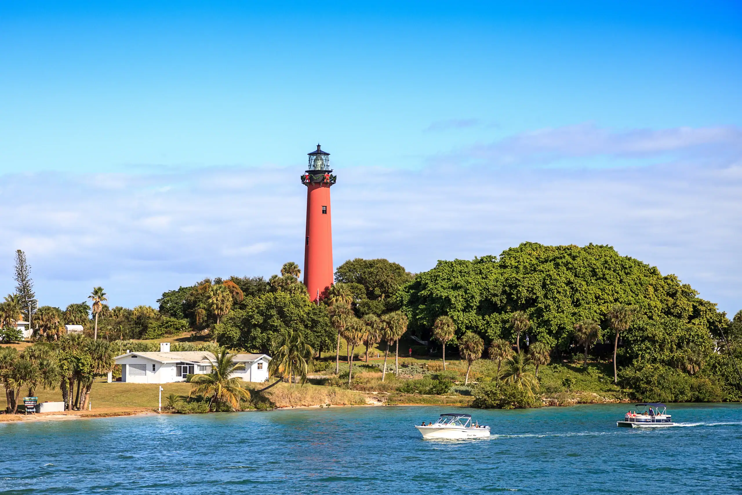 Jupiter Lighthouse as seen from the water