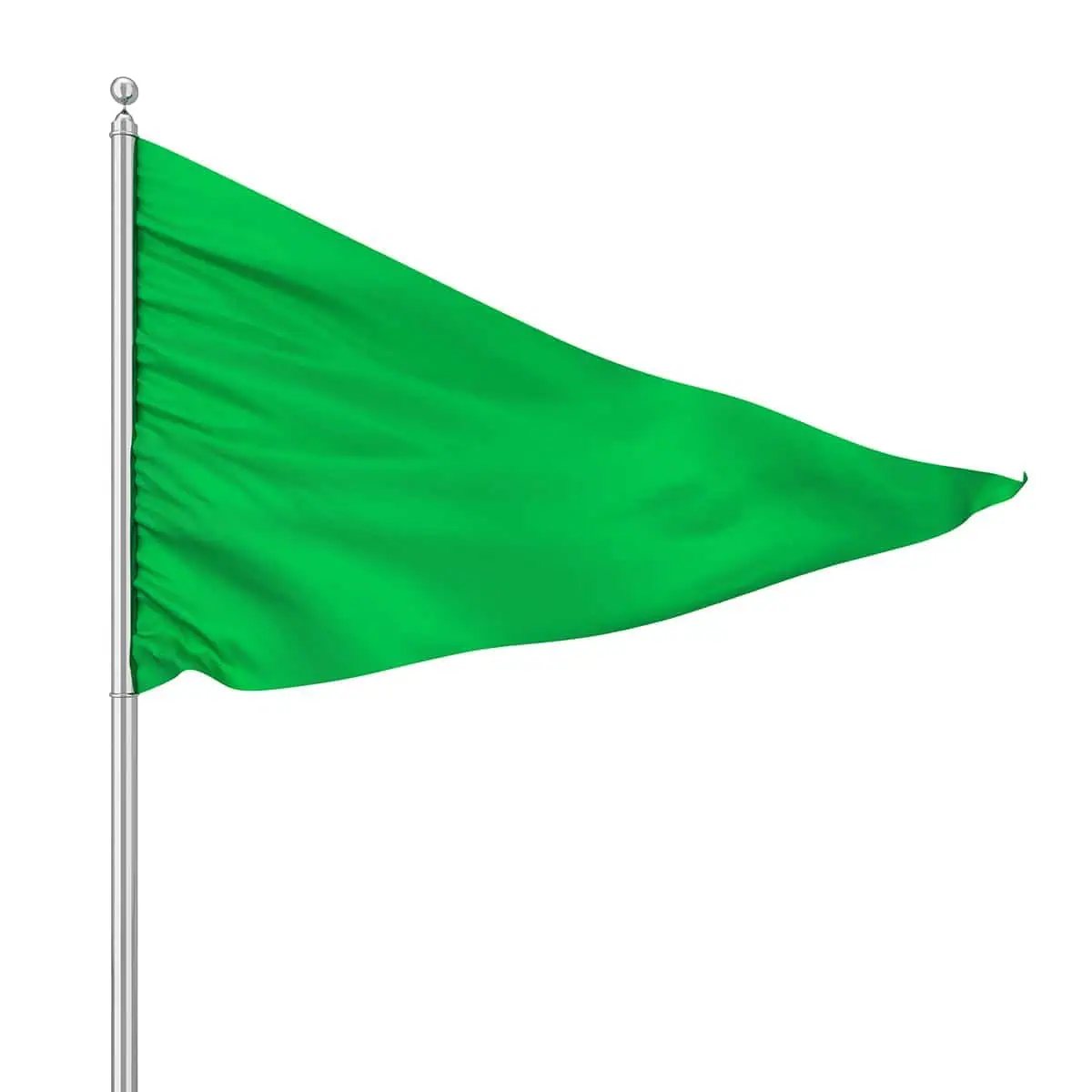 Image of a green flag